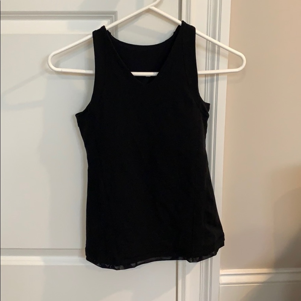 Lululemon Black Tank Top